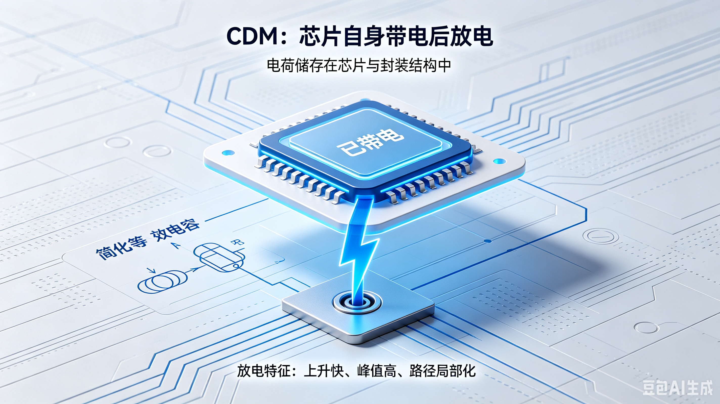 CDM 带电器件模型等效电路
